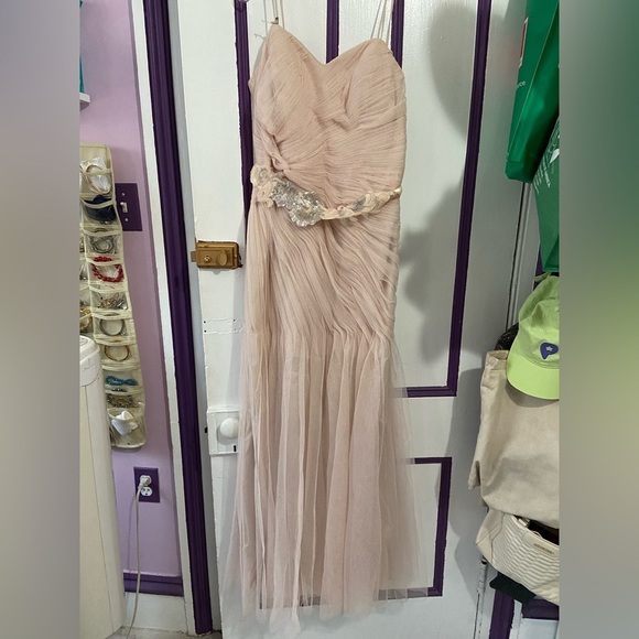 Watters Light Pink Bridesmaids Dress - Size 12 - Picture 1 of 5